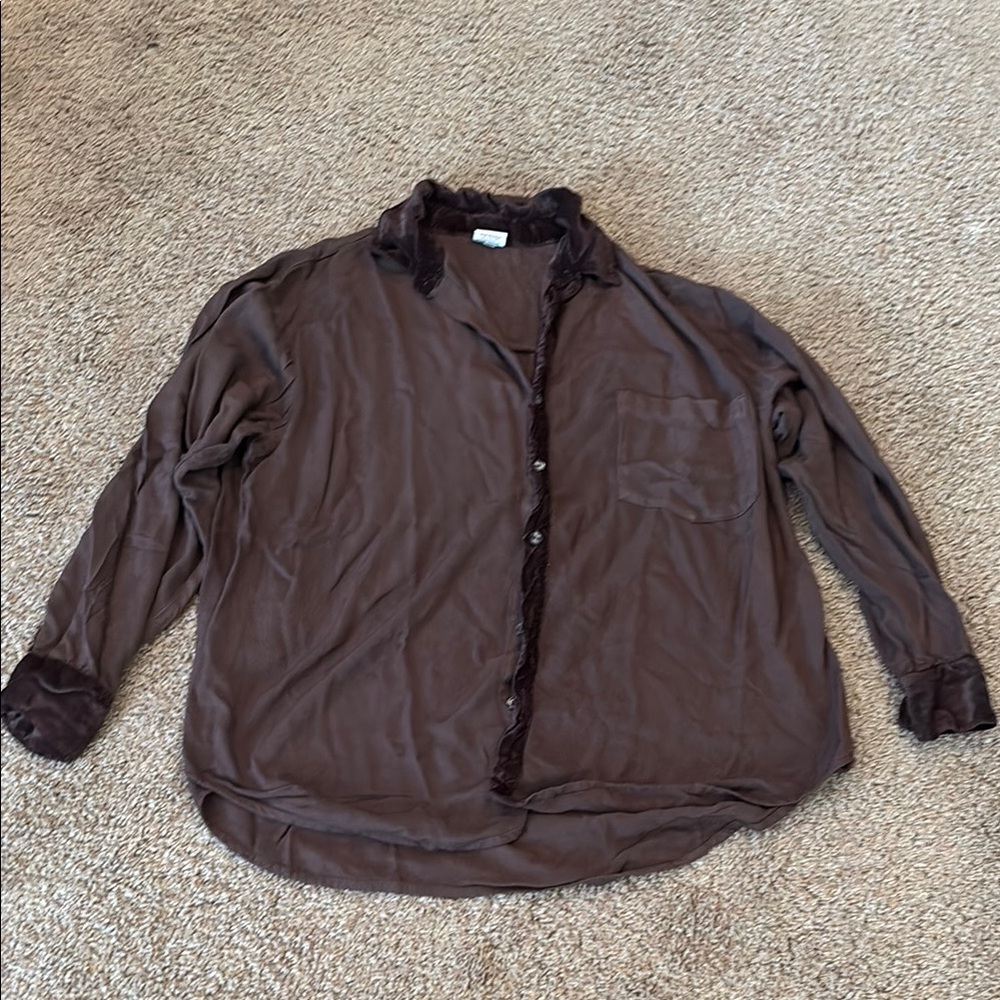 Brown CP Shades Button-Up Shirt